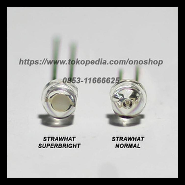 Led Strawhat 4,8 Mm ( Super Bright ) - Biru Terlengkap