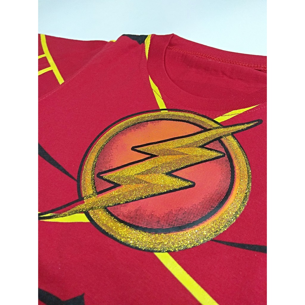 Baju Kostum Anak Cowok Superhero Flash Setelan Panjang Karakter