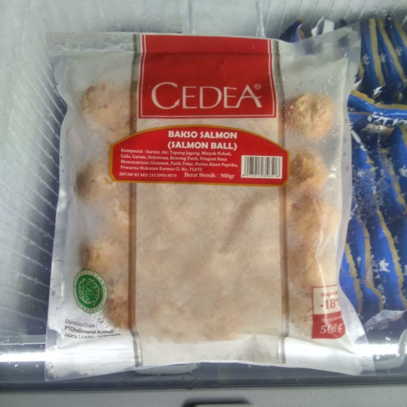 

CEDEA BASO SALMON BALL 500 GR /CEDEA BAKSO SALMON 500 GRAM