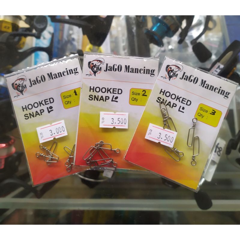 HOOKED SNAP / LOCK SNAP / SNAP UJUNG / PENITI UJUNG / PENITI PANCING / SNAP PANCING