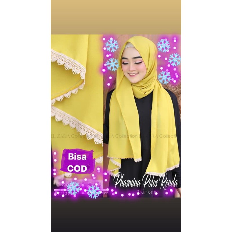 Pasmina Sabyan Renda uk.150*75(jahit neci)diamond
