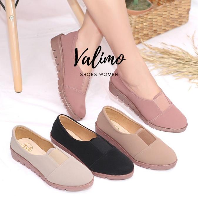 SEPATU WANITA SLIP ON REZILIA - VALIMO