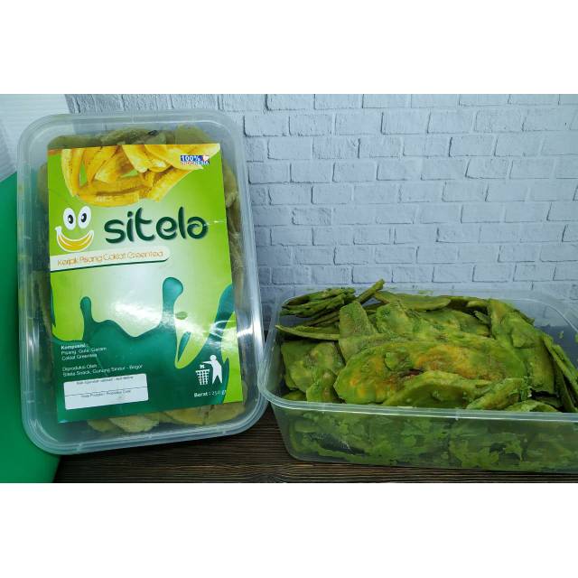 

Sitela - Kripik Pisang (green tea) 250 gr