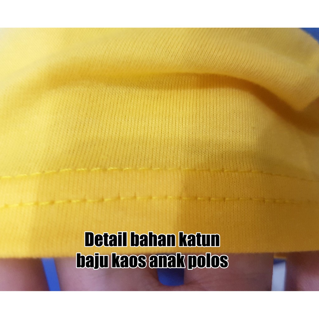 Kaos Polos Anak (M) Baju Harian Anak Murah Meriah Bahan Katun Dari Konveksi