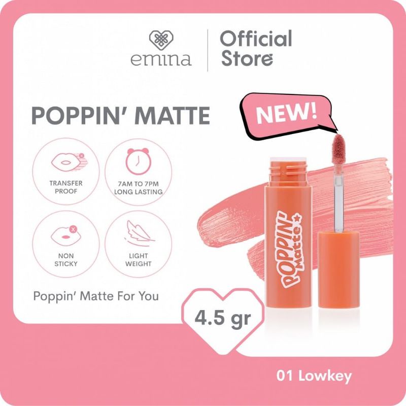 Emina Poppin Matte 4.5 g