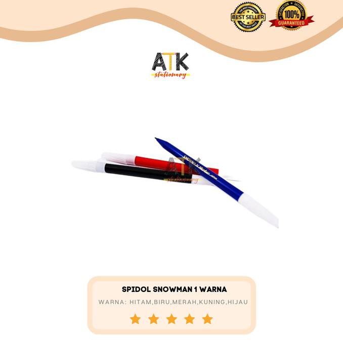 

Promo Awal tahun Spidol Snowman Warna Kecil atk - Hitam Promo Awal tahun
