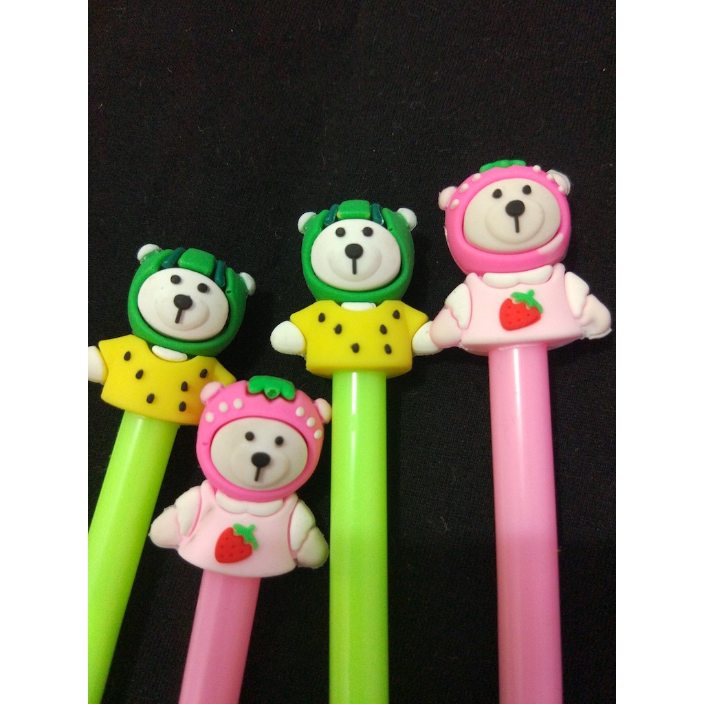 

Pulpen Gel Karakter Beruang Buah dan Murah