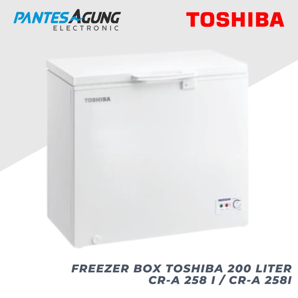 FREEZER BOX TOSHIBA 200 liter CR-A 258 I / CR-A 258I