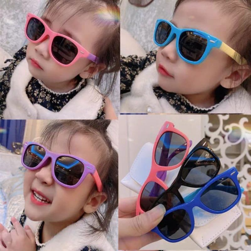 KACAMATA ANAK GAYA RETRO OVAL KACAMATA ANAK OVAL HITAM KOREA FASHION