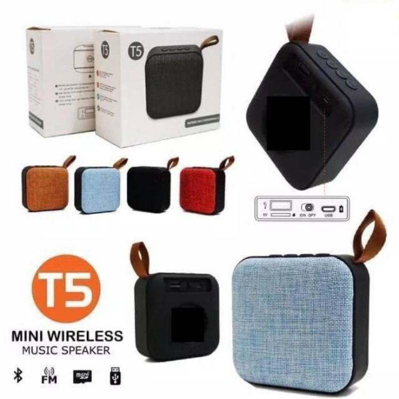 Speaker T5 mini Speaker dengan Suara Super Bass/ SPEAKER BLUETOOTH