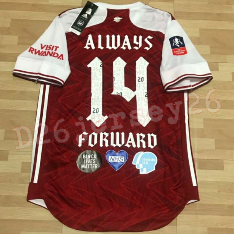 always forward arsenal jersey