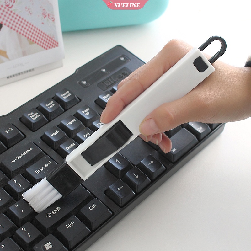 2 in 1 Sikat Pembersih Lipat Multifungsi Untuk Jendela / Keyboard