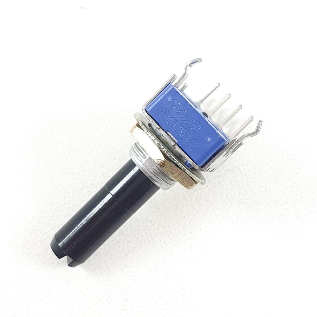 Potensio Balance 4 pin 50k Drat Stereo Kaki 4 Tekuk Segi Biru 503