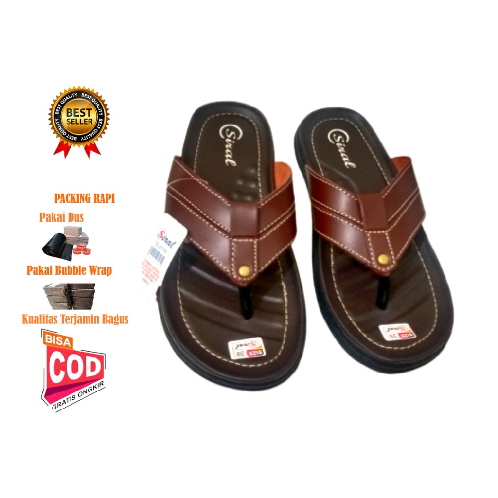 Sandal Jepit Pria Siral | Selop Pria Terbaru Terlaris