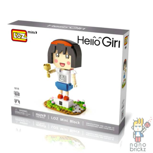 Chibi Maruko Chan Champion 1814  - Lego Loz Mini Nanoblock