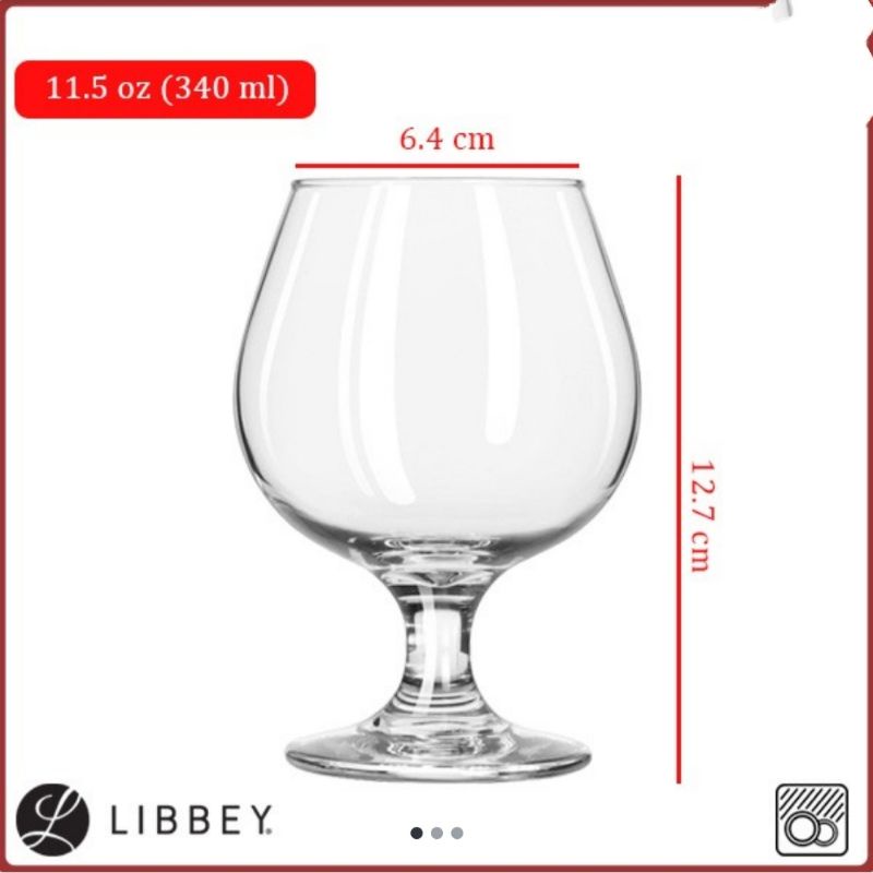 Libbey Gelas Brendi Wine Glass 340 ml