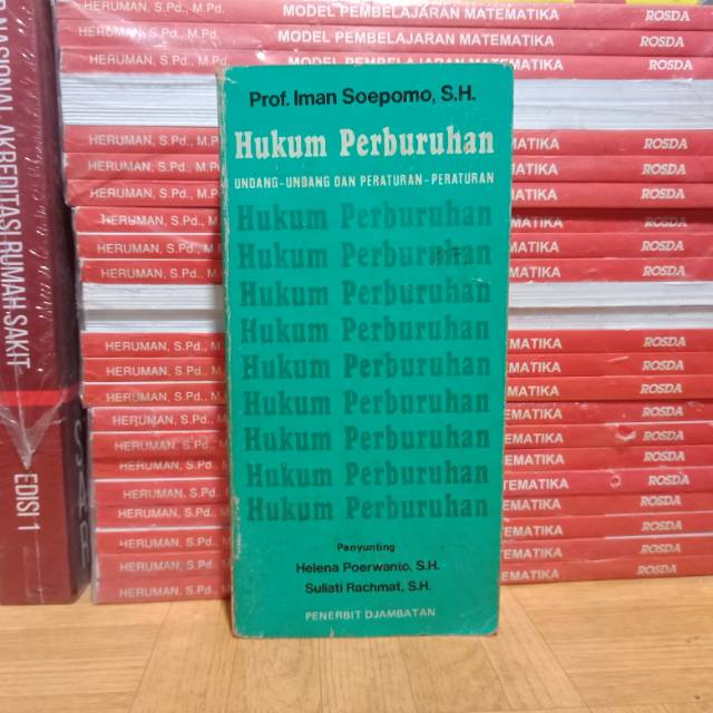 Jual Buku Original Hukum Perburuhan Prof Iman Soepomo Shopee