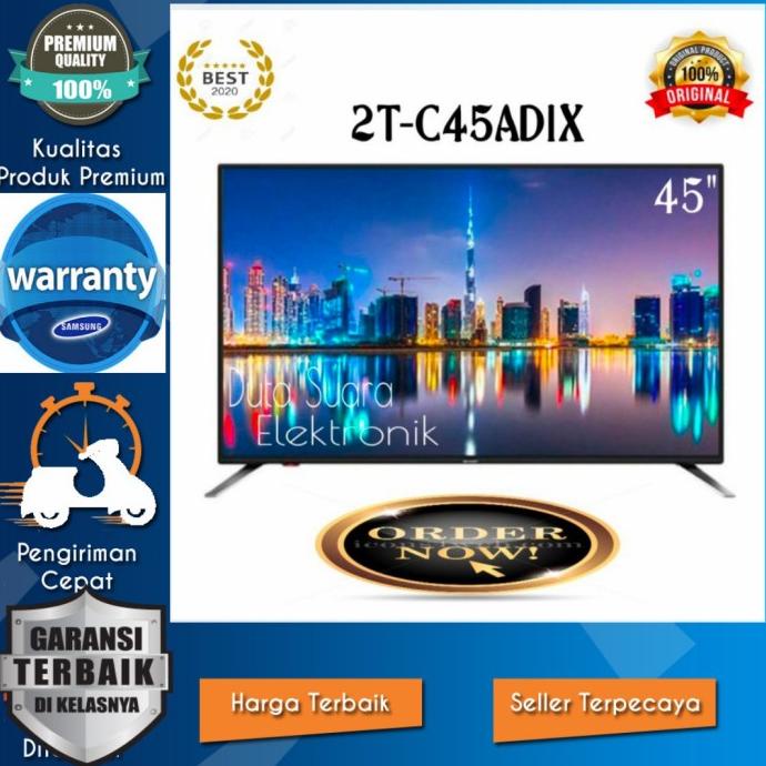 LED TV SHARP 45 inch 2T-C45AD1X Digital TV FULL HD Garansi Resmi 5Th Termurah
