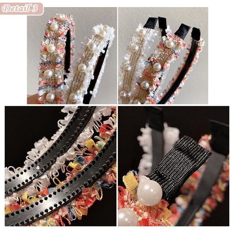 Bando Korea Bunga mutiara colorful Fashion Wanita Korea dewasa aksesoris/Headband