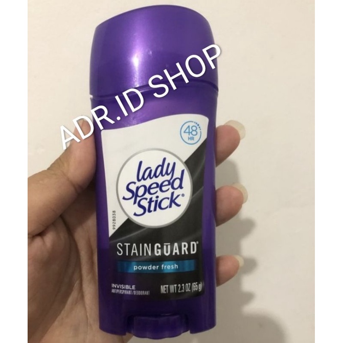 lady speed stick deodorant stainguard 65gr lady speed stick stain guard