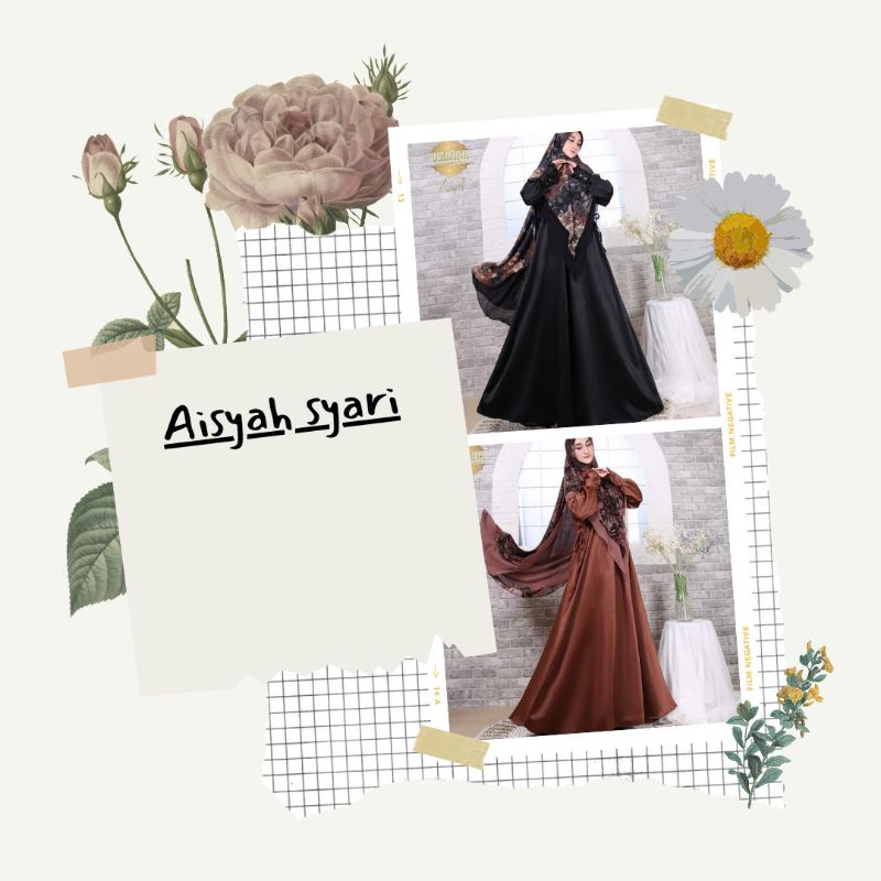 Aisyah syari by Ummina (SIAP KIRIM)
