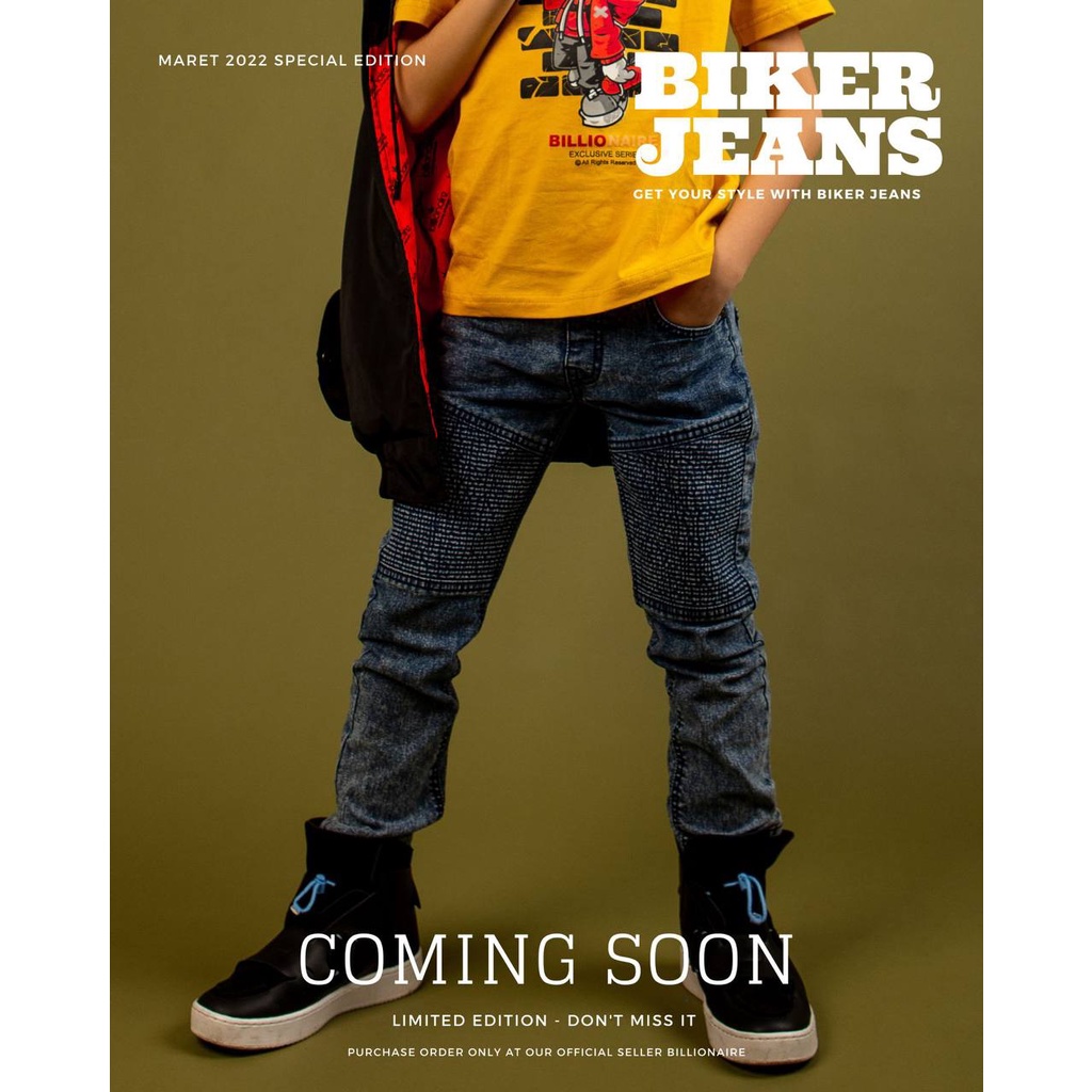 Celana Jeans Biker By Billionaire