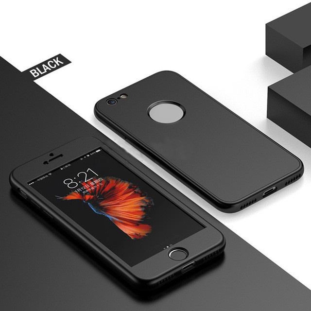 Casing ✨ iPhone 5 5s SE 6 6s 8 7 Plus X XS Max XR 360° Protection Full Cover Soft Phone Case-4