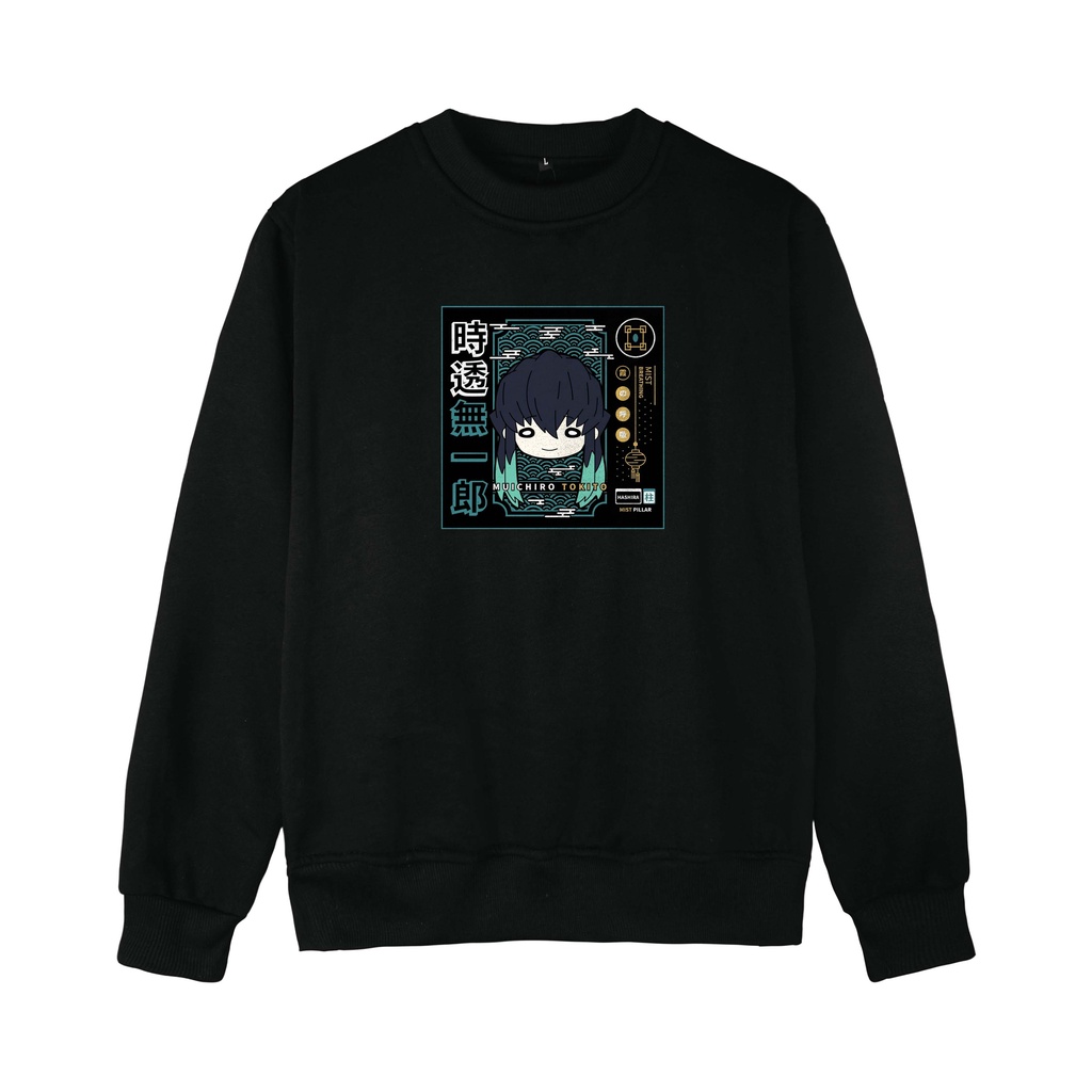 Surfinclo Sweatshirt Sweater Crewneck Japanese Cartoon Head Series Cotton Fleece