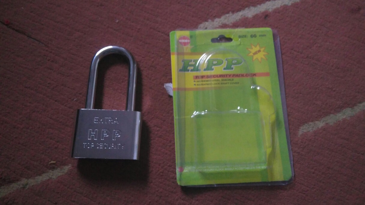 Gembok Putih 60 Mm Leher Panjang Hpp Murah