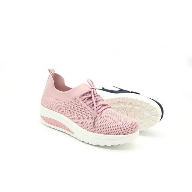 [GROSIR][COD] SEVEN_DAY SEPATU RAJUT WEDGES WANITA IMPORT CASUAL SPORT SHOES FZ-022