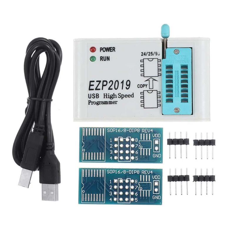 Btsg EZP2019 Chip Programmer SPI USB Kecepatan Tinggi EEPROM 25flash Bios Dengan 3socket