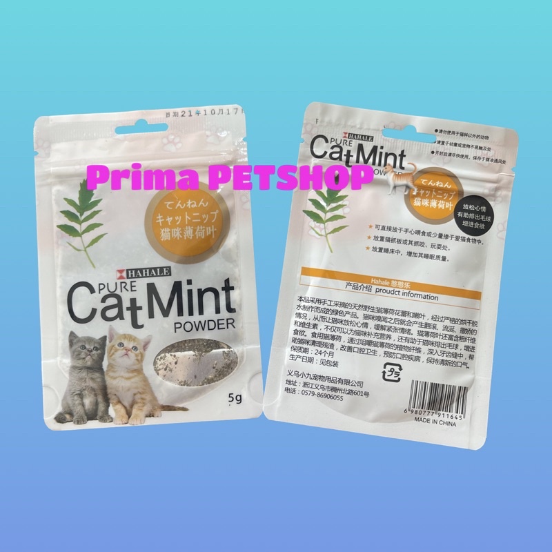 catnip powder 5gr anti stress kucing