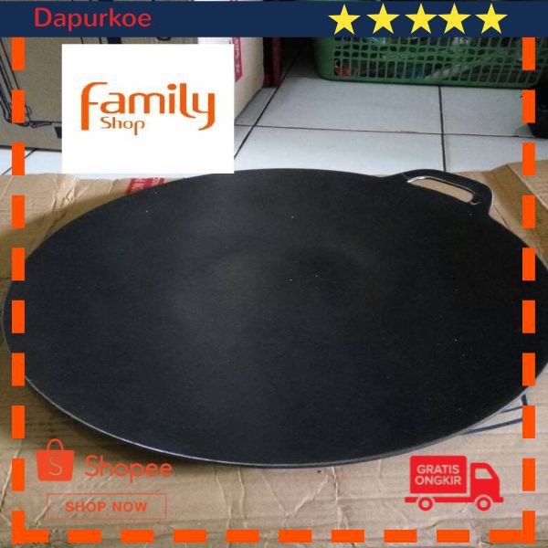 Terlaris WAJAN / KUALI / LOYANG MASAK MARTABAK TELOR 65CM BESI BAJA Keren