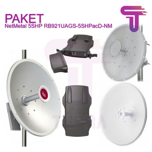 Paket NetMetal 5SHP RB921UAGS-5SHPacD-NM + Antena Dish