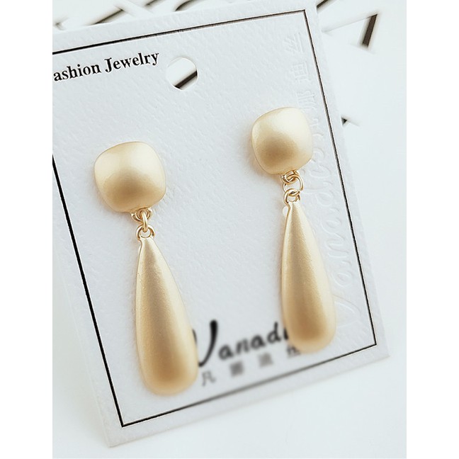 LRC Anting Tusuk Fashion Water Drop Earrings F40667