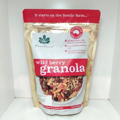 

BROOKFARM WILD BERRY GRANOLA 300GR