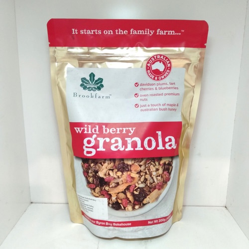 BROOKFARM WILD BERRY GRANOLA 300GR | oats | cereals | muesli