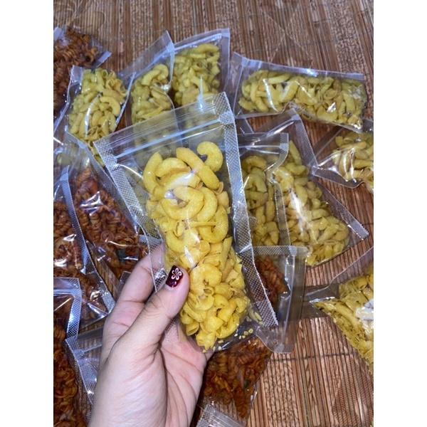 

makaroni pedas daun jeruk, Original dan makaroni spiral