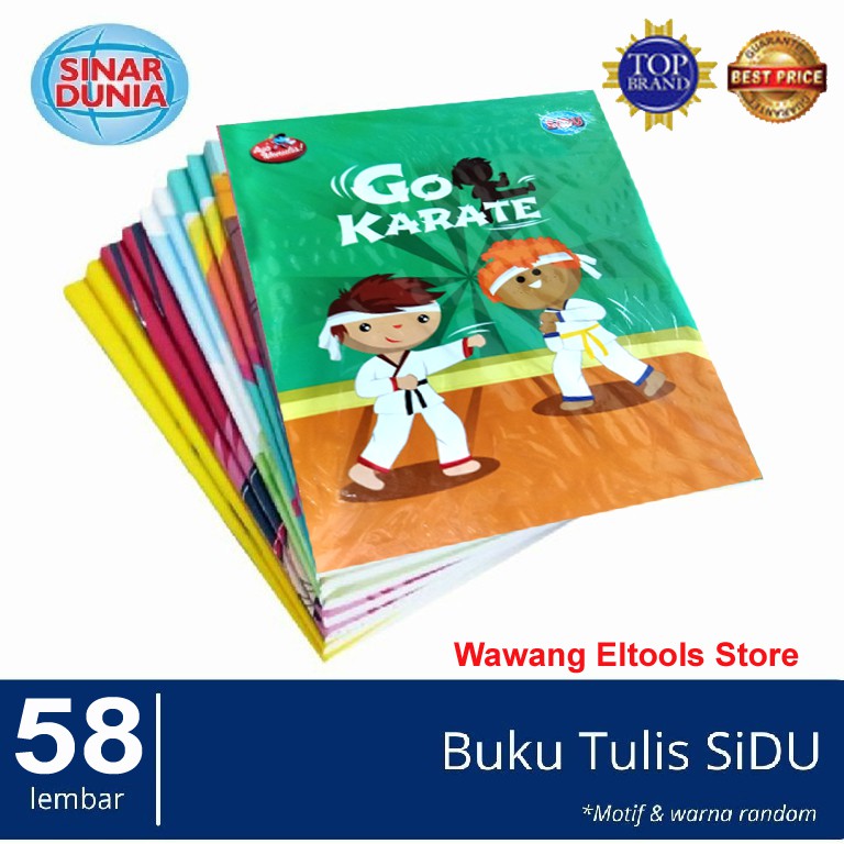 

Buku Tulis Sinar Dunia Isi 58 Lembar Per Pack 10 Buku - Sidu 58