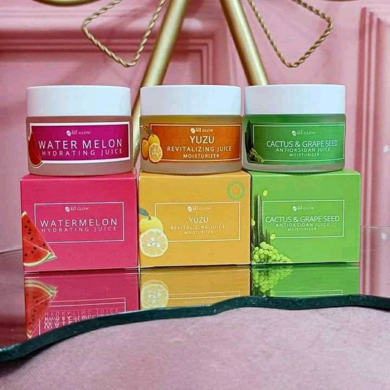 MS GLOW WATERMELON MOISTURIZER/ MS GLOW YUZU MOISTURIZER/ MS GLOW CACTUS&GRAPE SEED MOISTURIZER