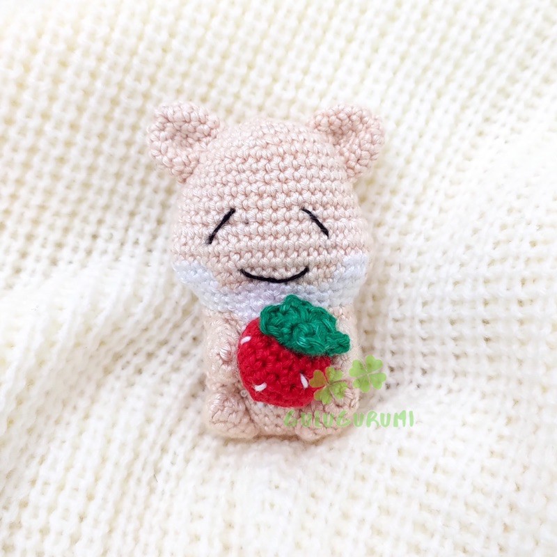Hamster Boneka Rajut Amigurumi