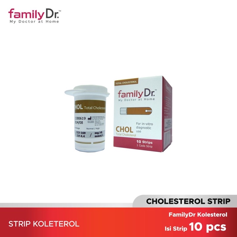 Strip Family Dr Kolesterol / stik Cholesterol / Strip Kolesterol Family Dr