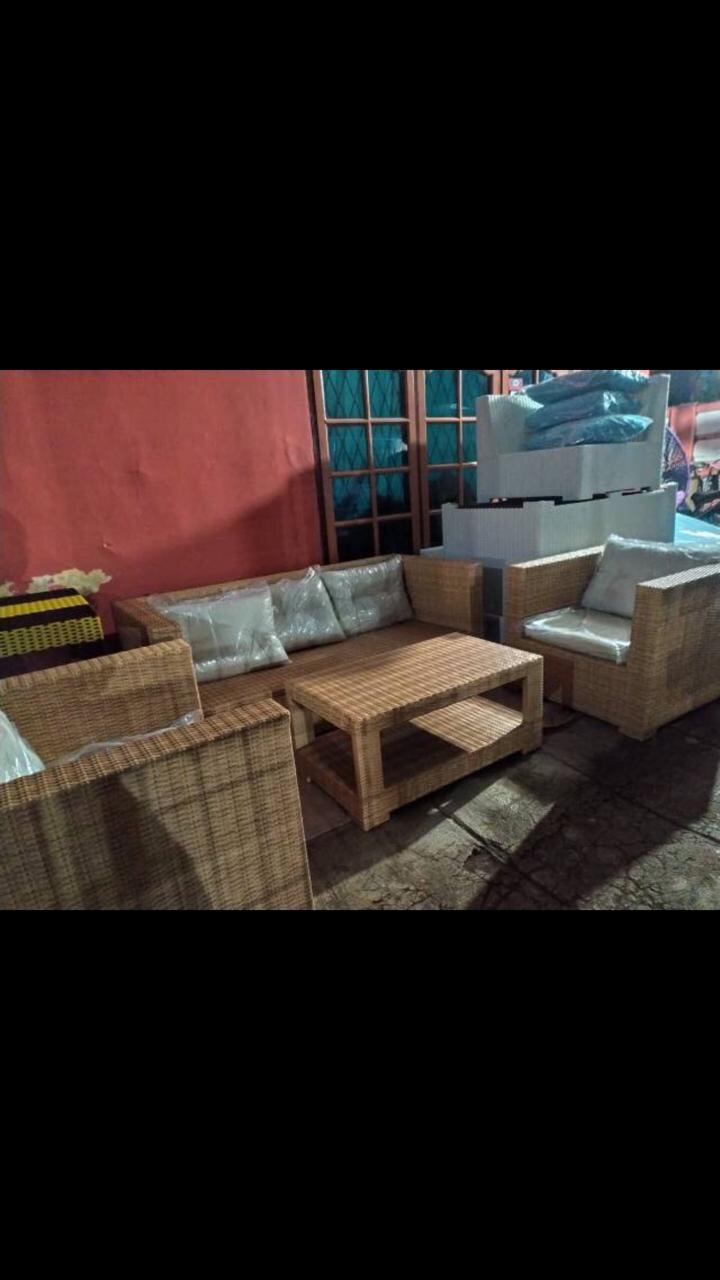 Kursi Tamu Rotan Sintetis 3-1-1