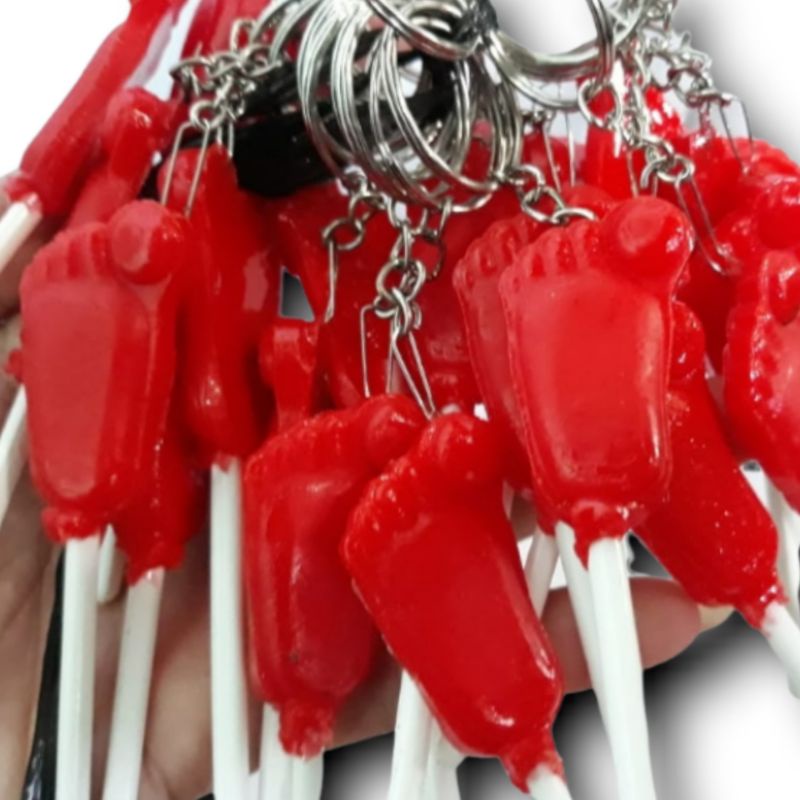 PROMO!!! Gantungan Kunci Snack Unik | Mirip Asli | Souvenir | Tempe | Tahu | Ceker | Permen | Oreo | Gula Kacang | Pastel | Paha Ayam-Permen kaki