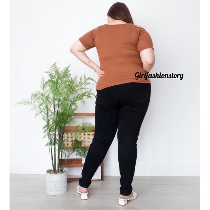 GFS [PLUS SIZE] DANISH OVERSIZE RIB TOP