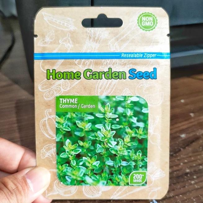 benih thyme common garden - benih thyme herbal -HGS