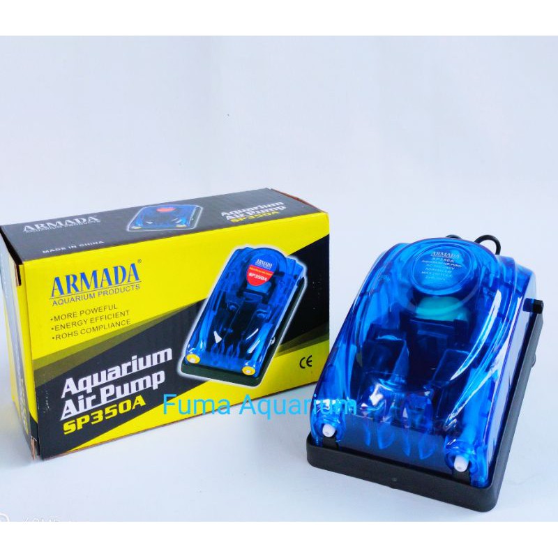 Pompa gelembung Aerator Airpump 2 lubang ARMADA SP-350A/410A