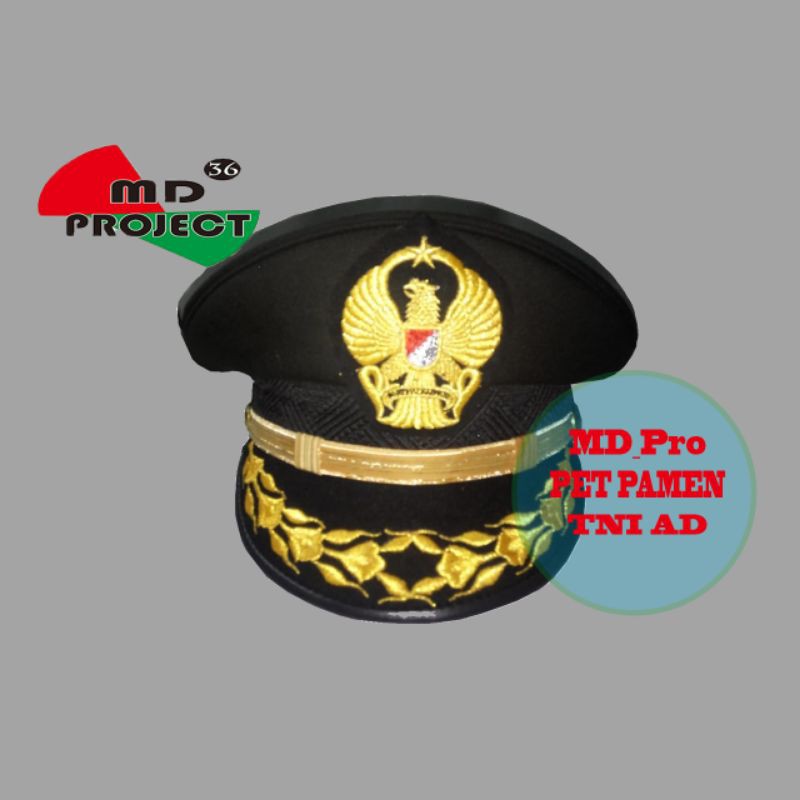 TOPI PET PAMEN TNI AD