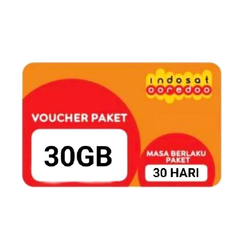 VOUCHER IM3 30GB FREEDOM