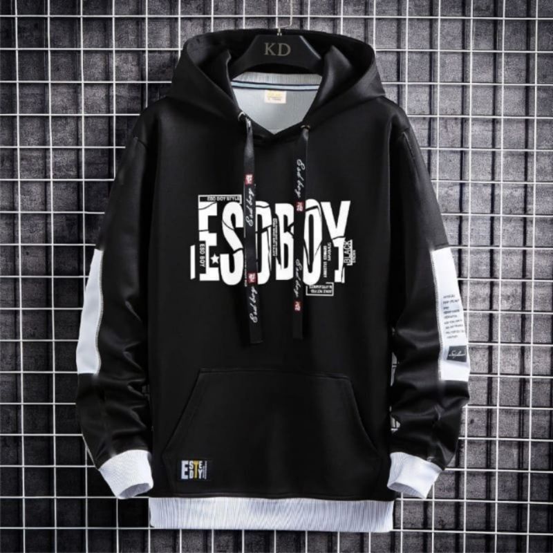 dijaketan [ COD ] Switer Sweater Hoodie Pria aesthetic ANCE STUDIOS Beludru PanasMusim Gugur Berkerudung Dingin Remaja VersiKoreaTren-Hitam eseboy